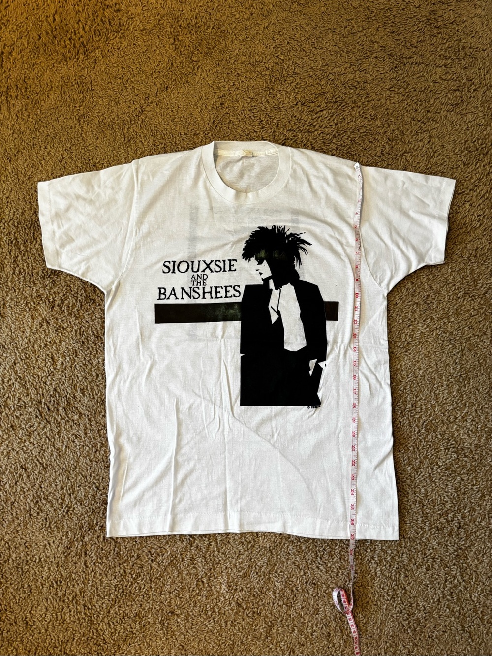 Vintage 80s single stitch Siouxie and the Banshees Iter Americanum Tour T-Shirt